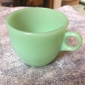 Fire King jadeite mug